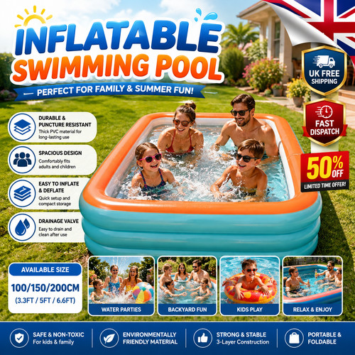 Inflatable family swimming - family,