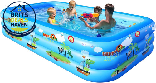 Large inflatable paddling pool - large,