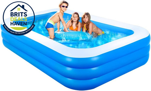 Inflatable paddling pool 205cm - pool,