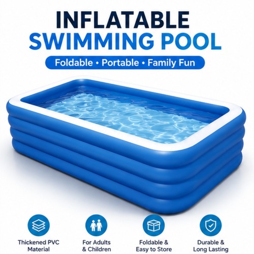Inflatable swimming pool - swimming,